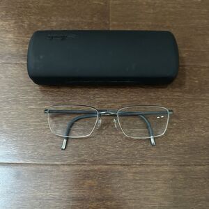 Silhouette Illusion Eyeglasses 5560 75 6560 Satin Gray Mens 52 19 140 Half Rim